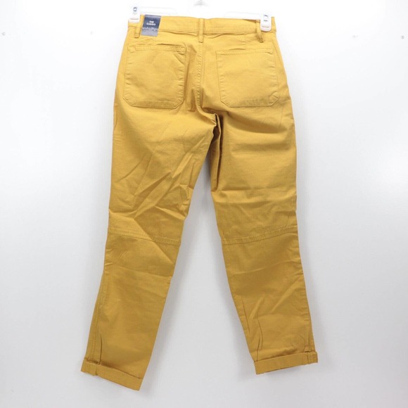 Lucky Brand Women’s The Cargo Yellow Mustard Pant NWT Size 2 / 26 - Picture 2 of 10
